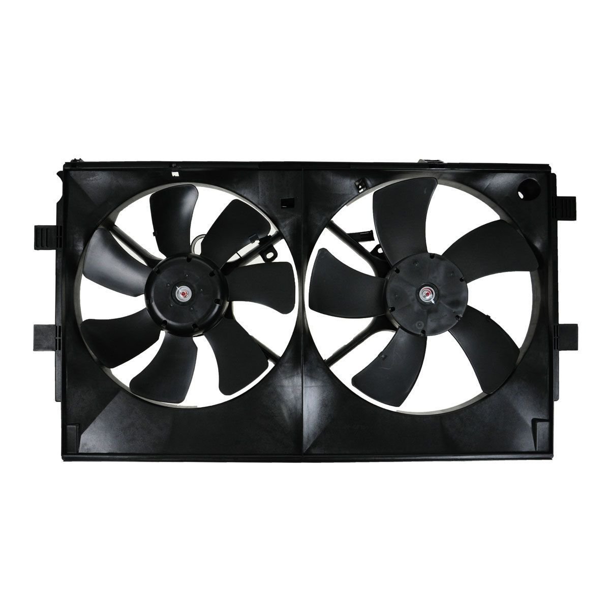 Dual A/C Radiator Cooling Fan Assembly w/Motor for 0812 Mitsubishi Lancer