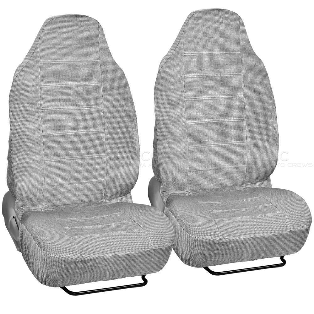 Voyager Seat Cover 9 Pc Scottsdale Fabric Gray & 4 Pc Gray Odorless 