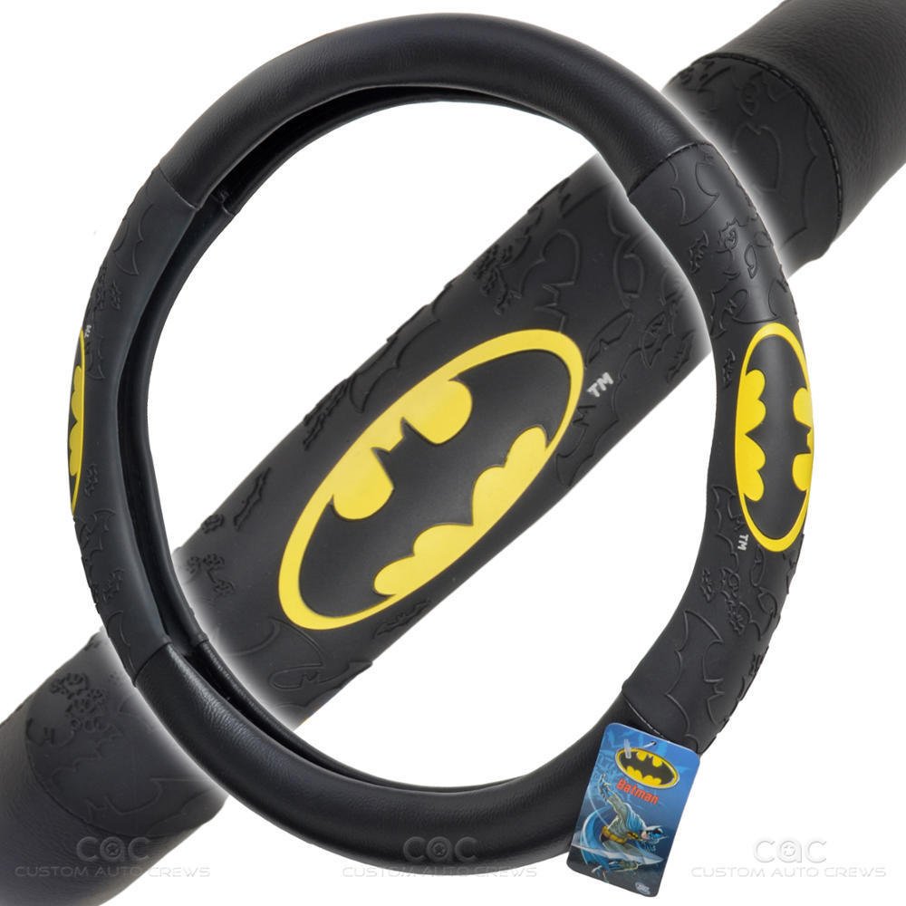 Batman Auto Accessories Seat Cover and Steering Wheel Cover