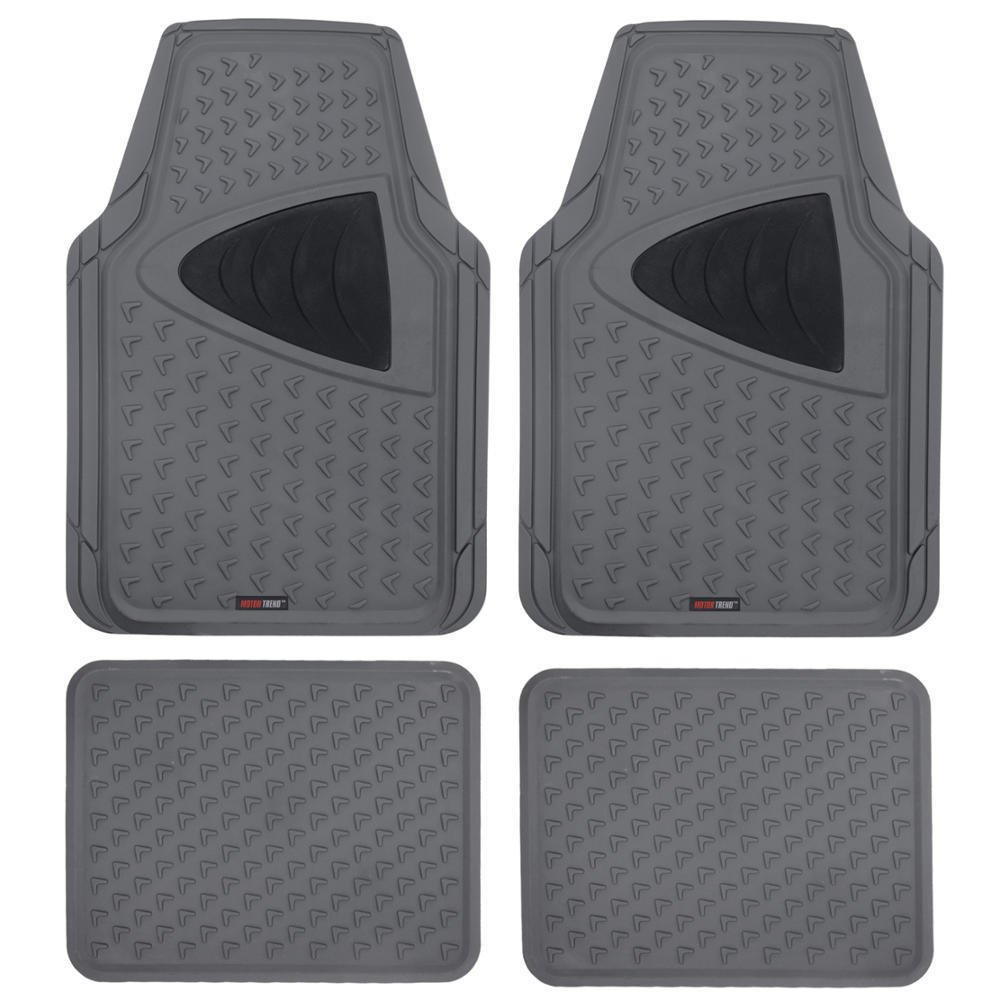 5pc Eco-Friend Rubber Floor Mats Set w/ Husky Liner Gray SUV