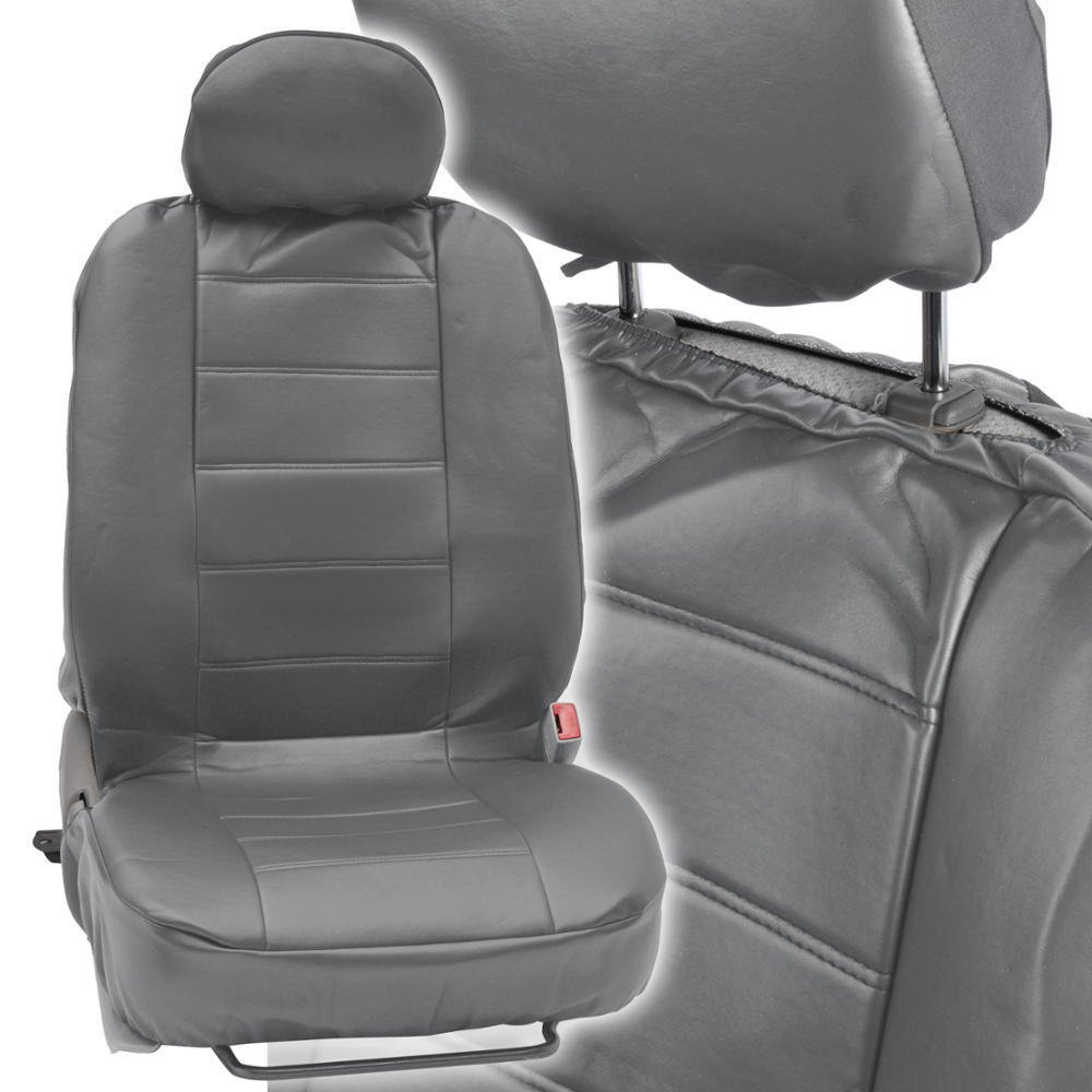 ProSyn Gray Leather Auto Seat Cover for Chevrolet Malibu Full Set Car Cover
