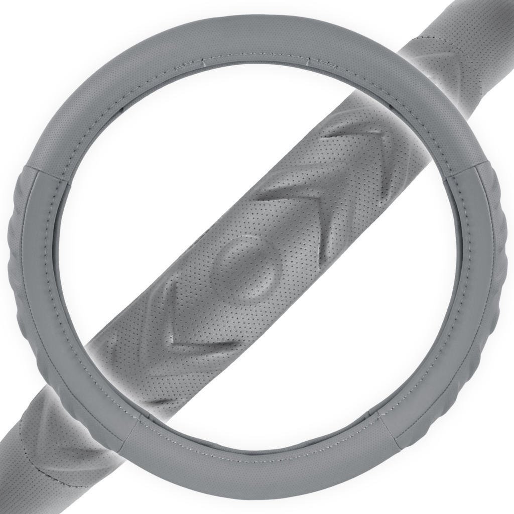 OEM Sport Grip Steering Wheel Cover for Car SUV Odorless Gray Eco