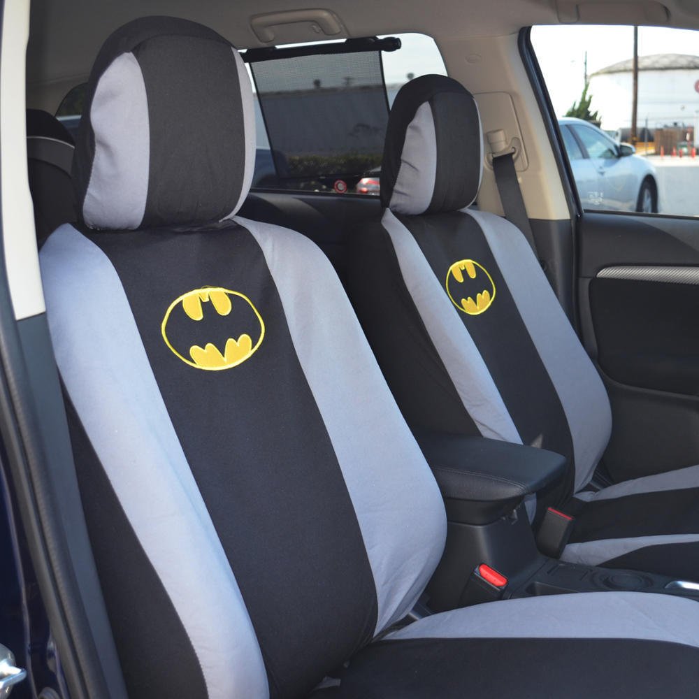 Batman Seat Covers for Car SUV Truck Full Set Front Rear Auto Accessories