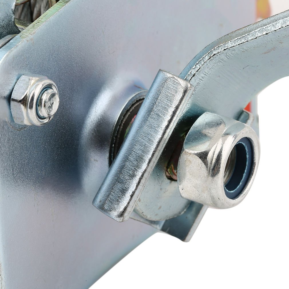 1200lbs GEAR WINCH HAND CRANK TRAILER CABLE HEAVY DUTY NEW OY