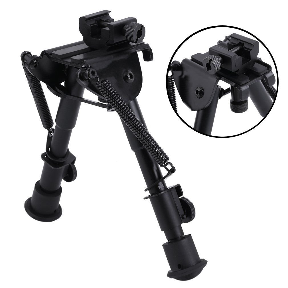 Tactical Rifle Gun Ar Bipod Op Swat Adjustable Mount Stand Dual Height