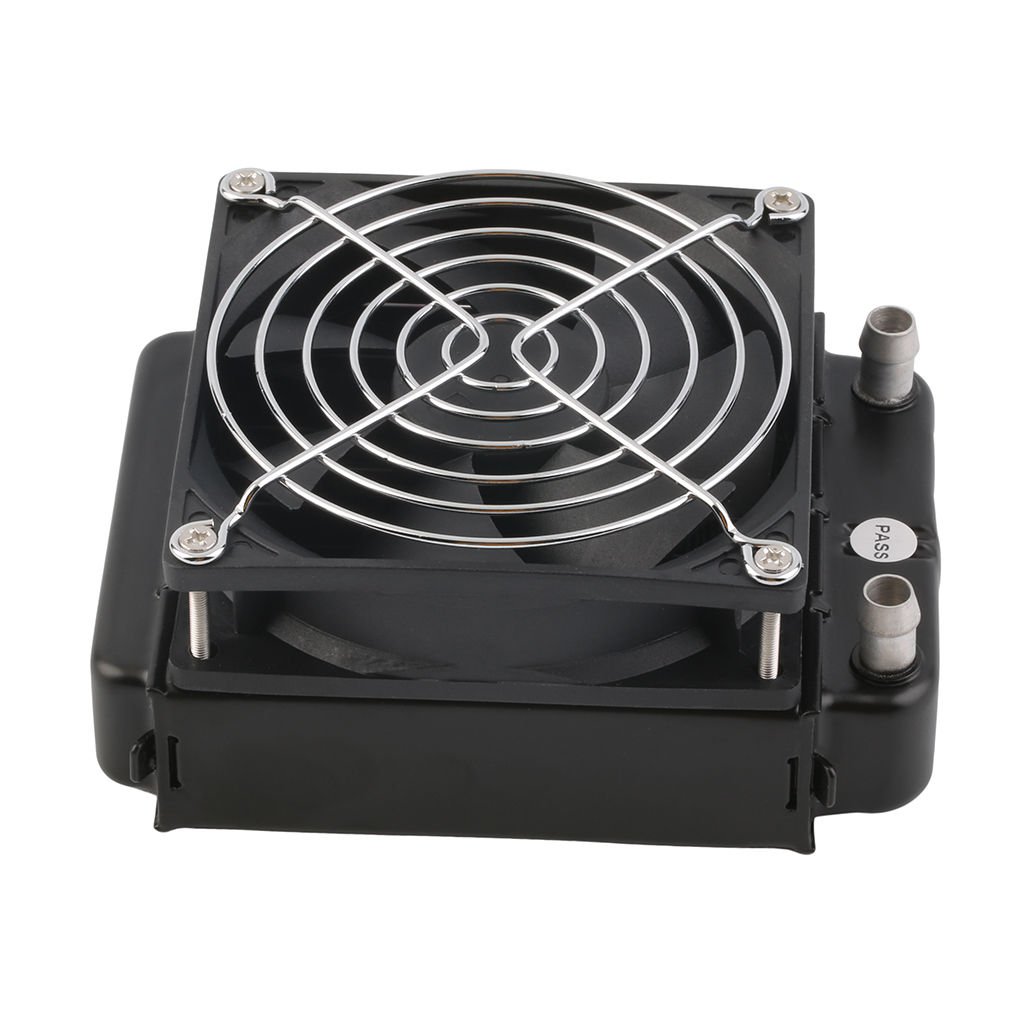90mm Water Cooling CPU Cooler Row Heat Exchanger Radiator With Fan for PC