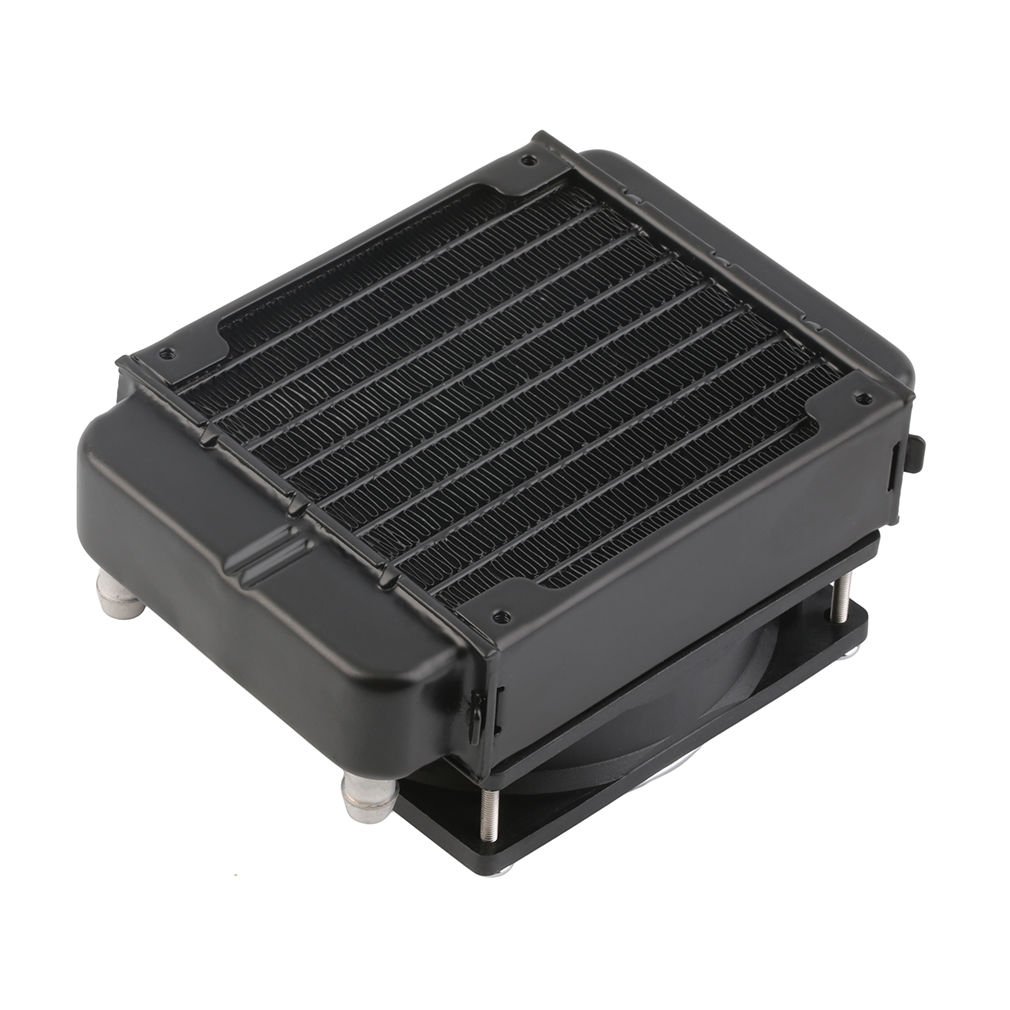 90mm Water Cooling CPU Cooler Row Heat Exchanger Radiator With Fan for PC