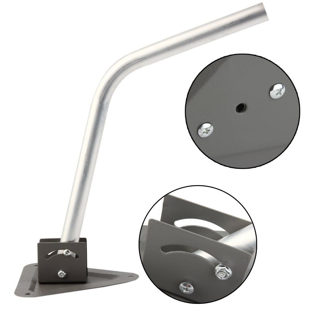 Top HG JM01 Universal J Pole J Mount for Outdoor Antennas Over the Air HDTV