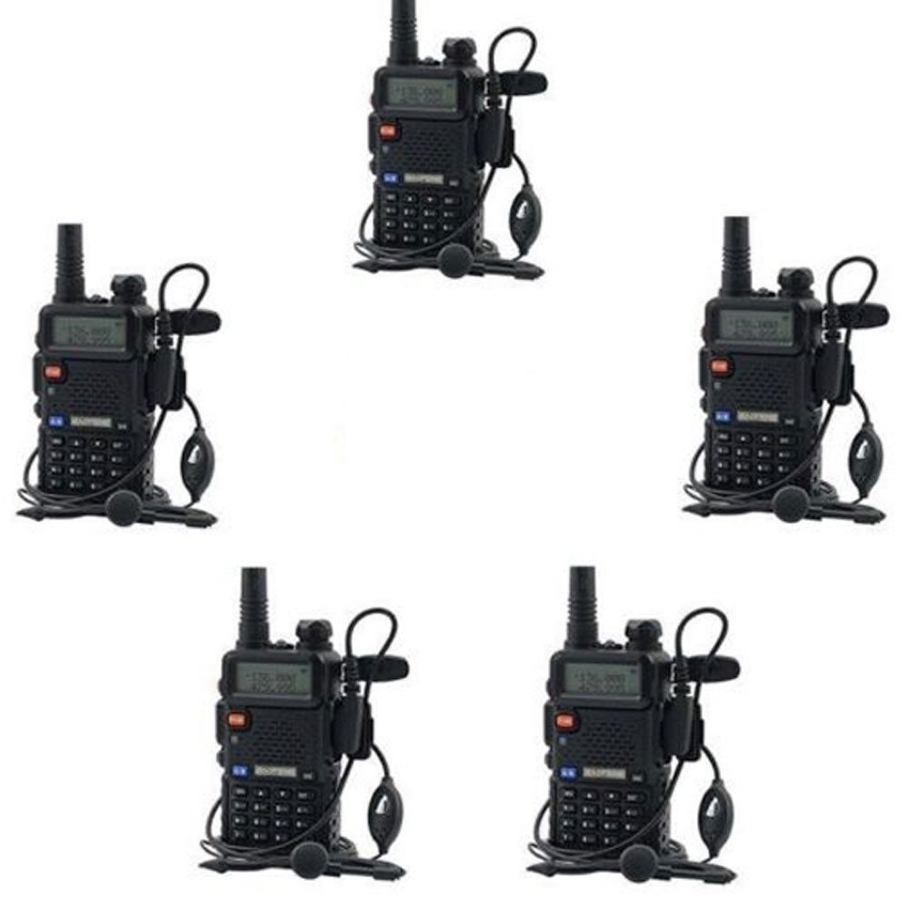 5x Baofeng UV 5R V UHF 136 174 400520M DualBand Twoway Ham Radio
