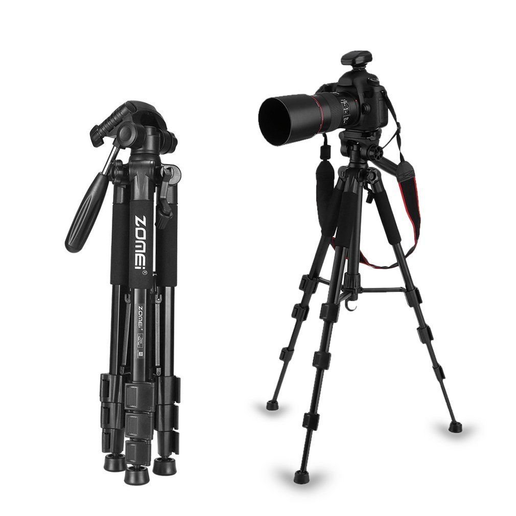ZOMEI Portable Aluminium Tripod Stand Monopod For DSLR Camera Canon