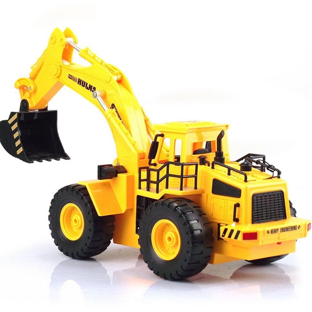 RC Remote Control Construction Tractor With Lights & Sounds 5 Channel