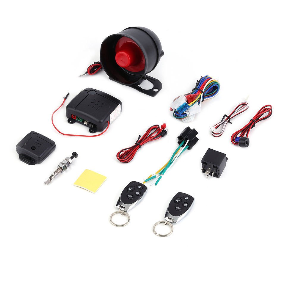 12V Car Burglar Alarm Keyless Entry Security Anti Theft Device LB 100D OY