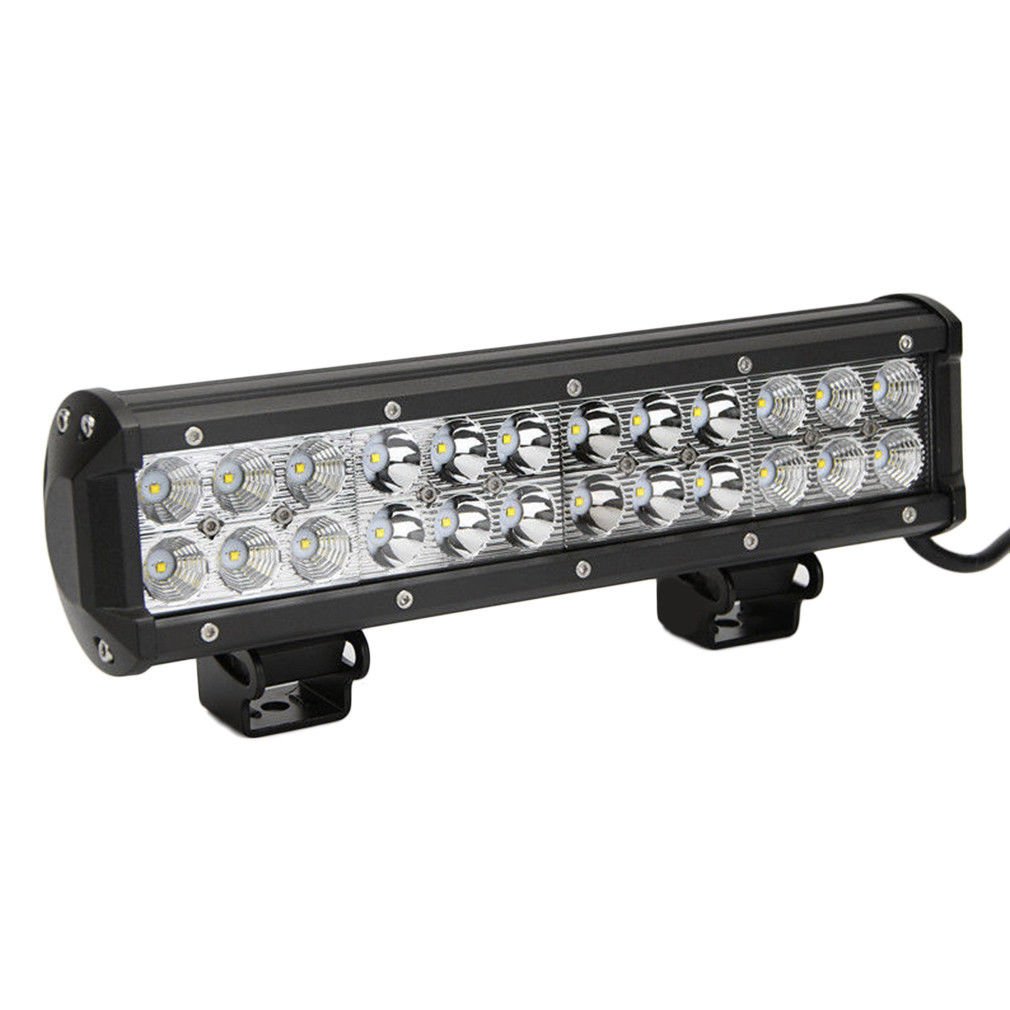 12 72W Led Light Bar Flood Spot COMBO SUV Boat 4x4 Jeep Offroad 4WD ATV OUY