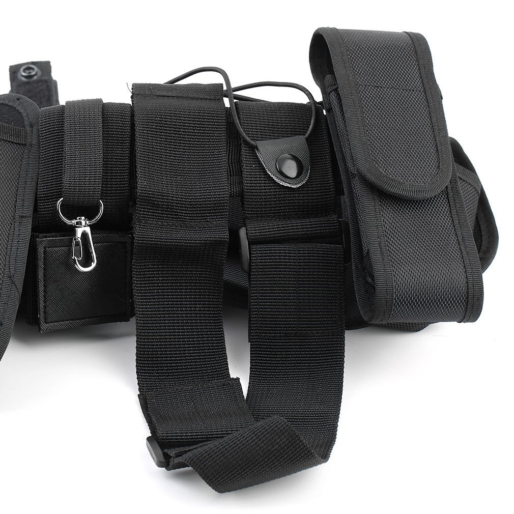 11 in1 Set Tactical Police Duty Belt Training Security Guard Utility ...