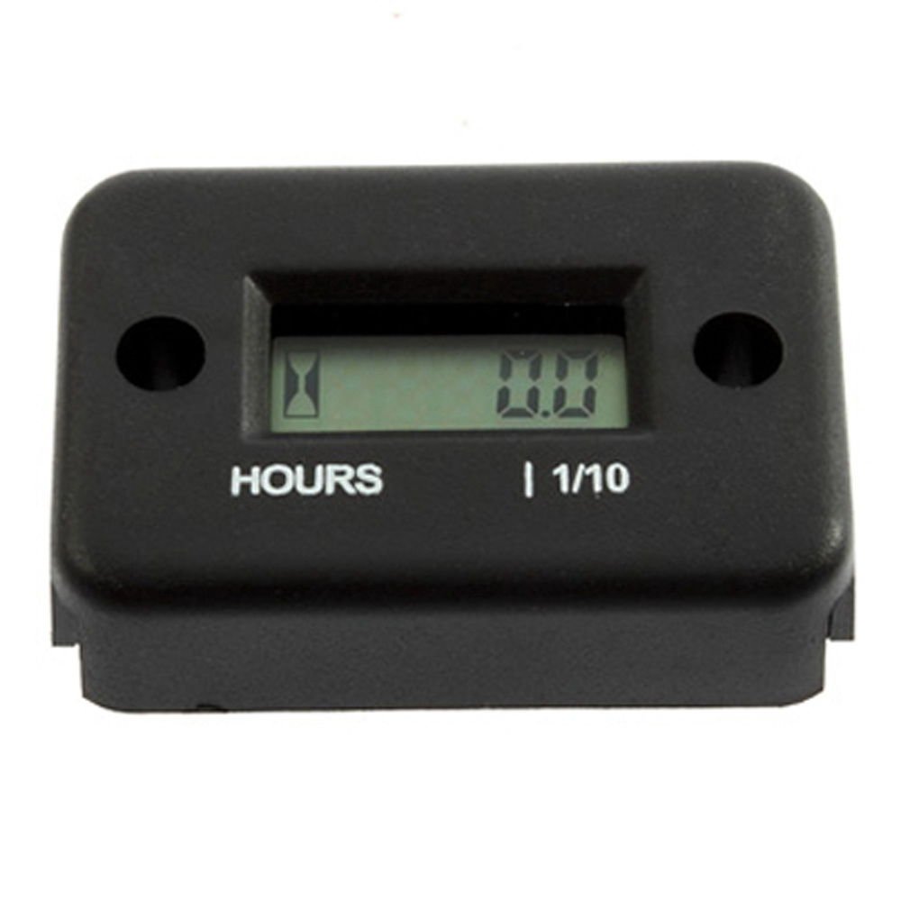 5X Digital Hour Meter Gauge For Gas Engine Motor Boat ATV Snowmobile Black