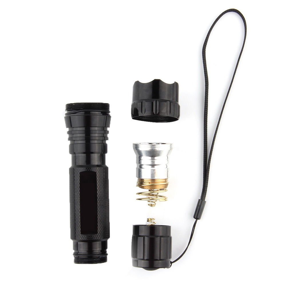 5000Lm XML T6 LED 501B Tactical Flashlight Torch Pressure Switch Mount