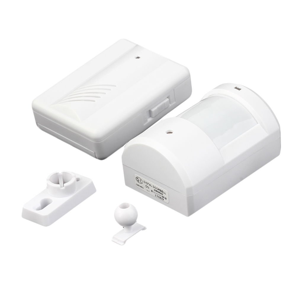 WIRELESS MOTION SENSOR DETECTOR DOOR GATE ENTRY BELL CHIME ALERT ALARM