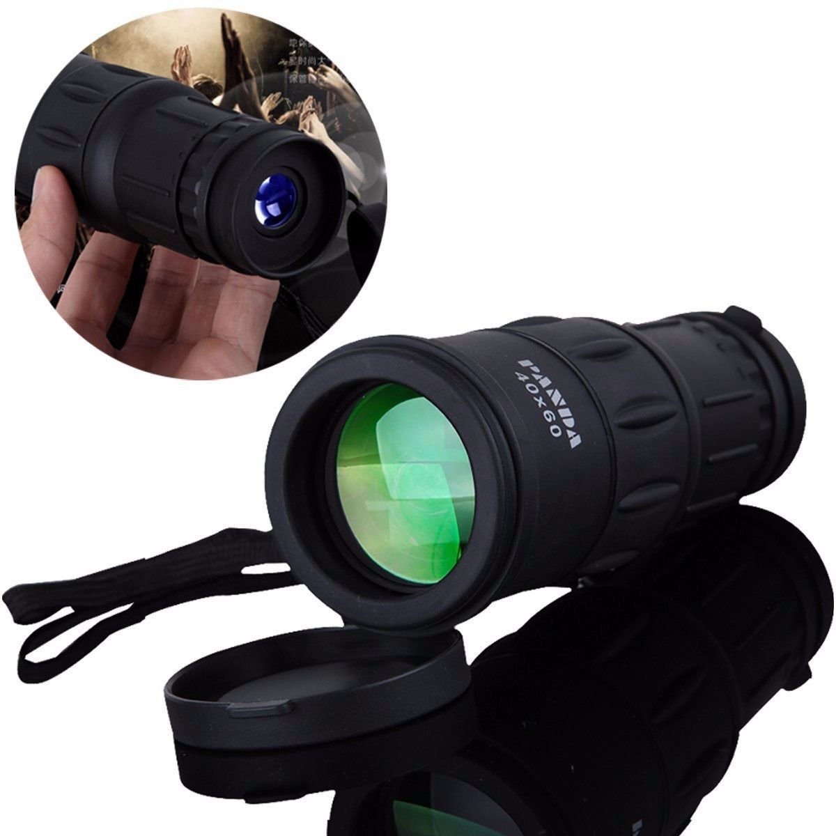 Panda Monocular 40X60 Travel HD Zoom Focus BAK4 Prism Telescope