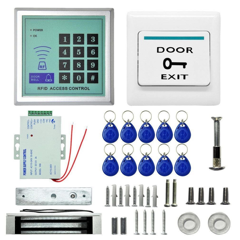 1100 LBs Kit Electric Door Lock Electromagnetic Magnetic Access Control OY