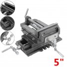 New 5  Cross Drill Press Vise X-Y Clamp Machine Slide Metal Milling 2 Way HD OY