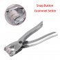 3pc Leather Belt Hole Punch Eyelet Plier Snap Button Grommet Setter Tool Kit
