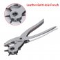 3pc Leather Belt Hole Punch Eyelet Plier Snap Button Grommet Setter Tool Kit