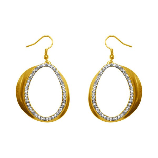 Dangle earrings CHLOE,  Oval Cut-Out, Karine Sultan