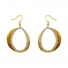 Dangle earrings CHLOE,  Oval Cut-Out, Karine Sultan