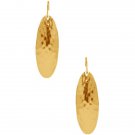 The Melodie Hammered Oval Earrings