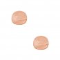 The Bibi Small Textured Medallion Stud Earrings