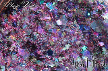 'heart throb' glitter mix