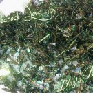 'peacock love' glitter mix