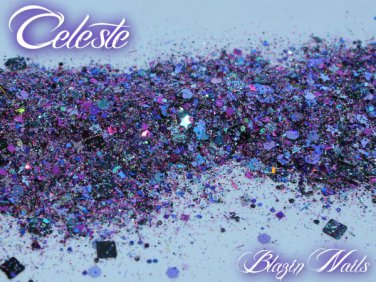 'celeste' glitter mix