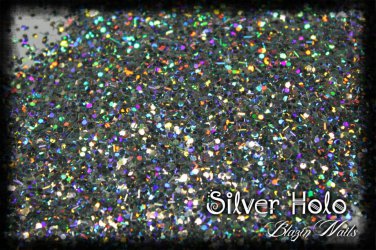 'silver holo ' glitter mix