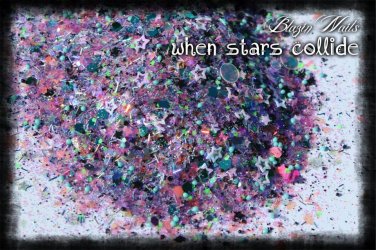 'when stars collide' glitter mix