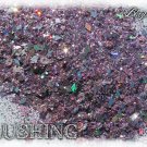 'blushing' glitter mix