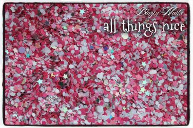 'all things nice' glitter mix