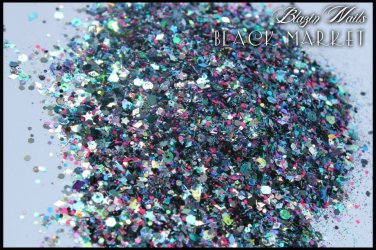 'black market' glitter mix