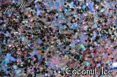 'cocnut ice' glitter mix