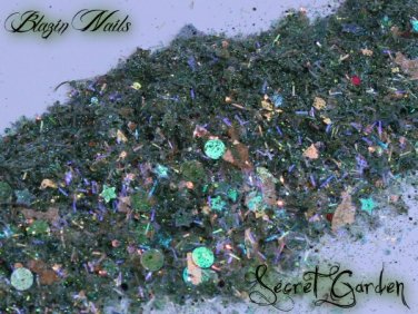 'secret garden' glitter mix