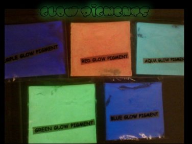 4g glow in the dark pigment BLUE