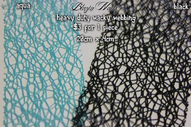 wacky webbing heavy duty AQUA