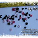 2g bag of tiny star buttons