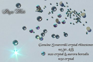 GENUINE SWAROVSKI CRYSTALS SS30 CRYSTAL - 100P