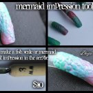 MERMAID / FISH SCALE IMPRESSION TOOL