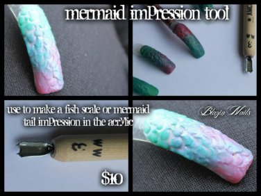 MERMAID / FISH SCALE IMPRESSION TOOL