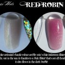 'red robin' glitter mix glow colour change
