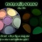 electric glow in the adrk neon acrylic mix - ORANGE