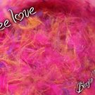 free love - glitter feather acrylic mix