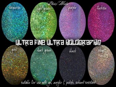 FUCHSIA UF HOLO - glitter mix